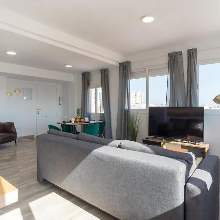 Apartment Magnifico Atico Terraza Con Vistas 2hab Ac Malaga